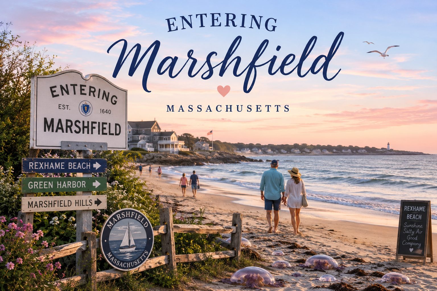 Entering Marshfield